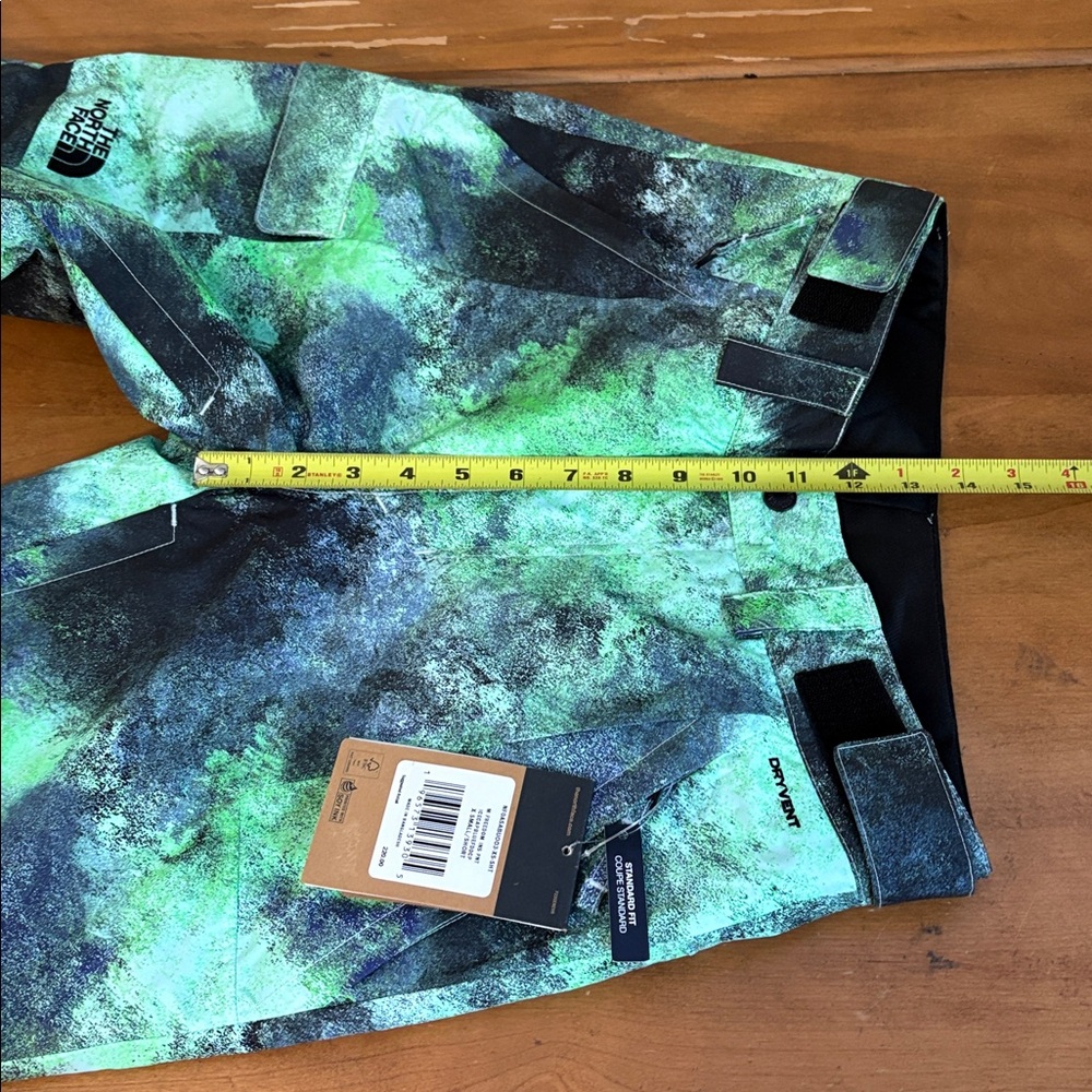 The North Face NWT Vibrant Green and Black Ski Snowboarding Pants Size XS Short - Picture 6 of 16